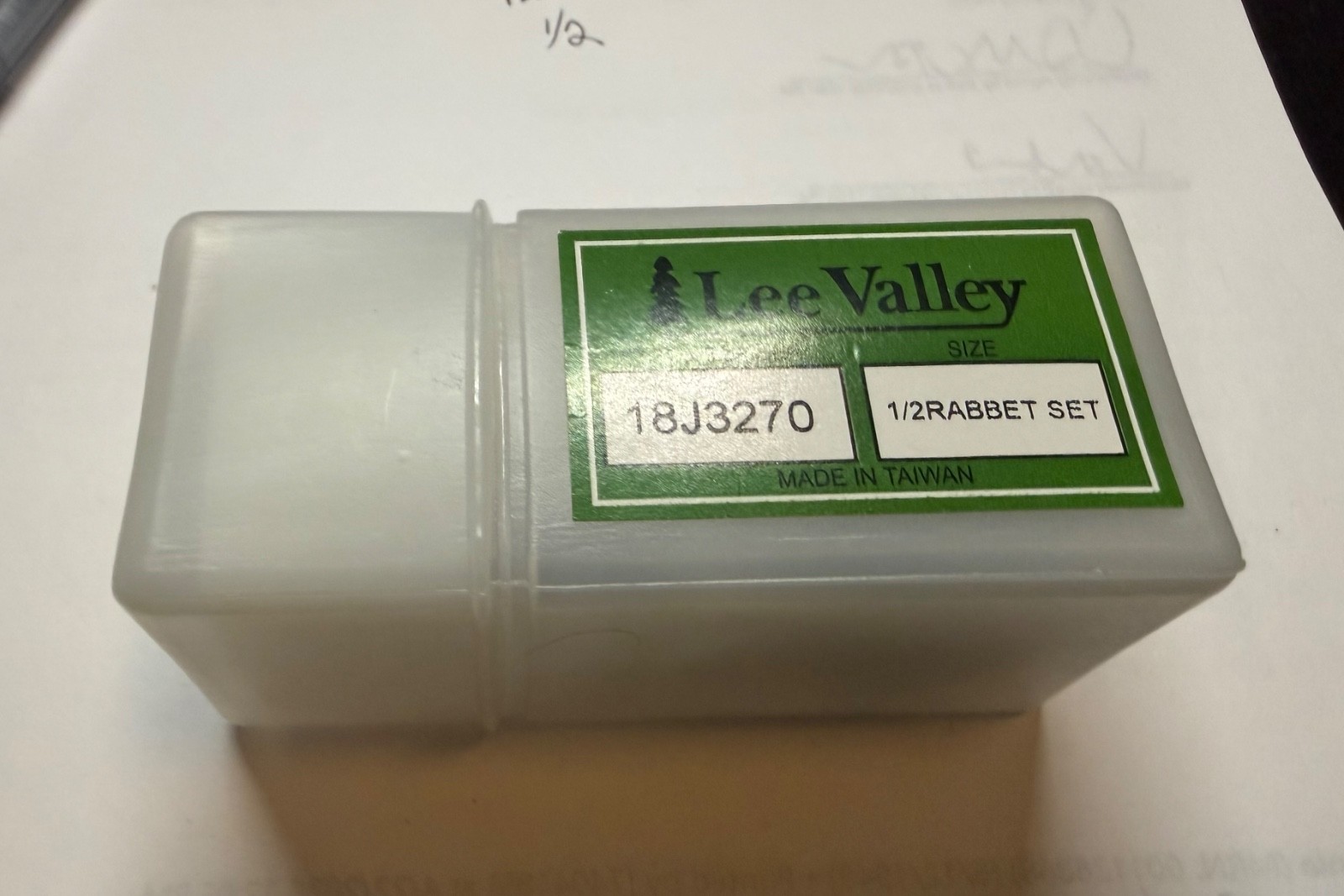 Lee Valley 1/2" Rabbet Set, 18J3270
