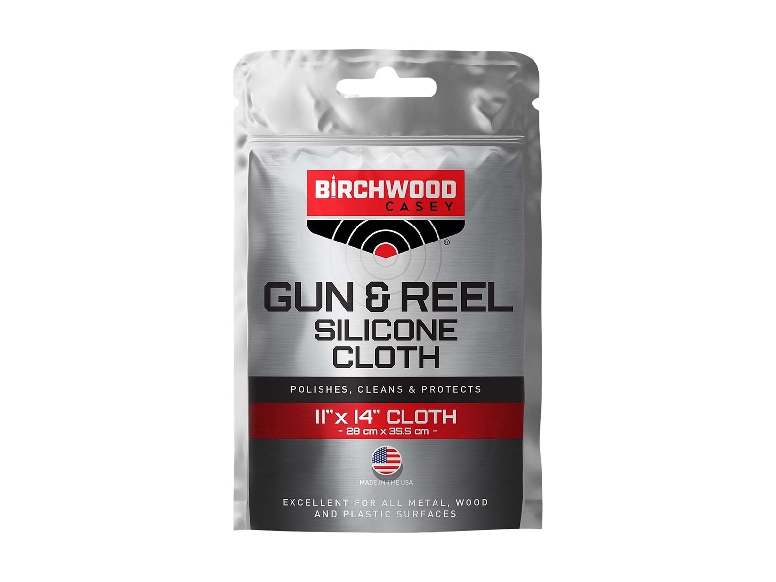 Birchwood Casey Gun & Reel Silicone Single Cloth | Lightweight Cotton 11"x14"...