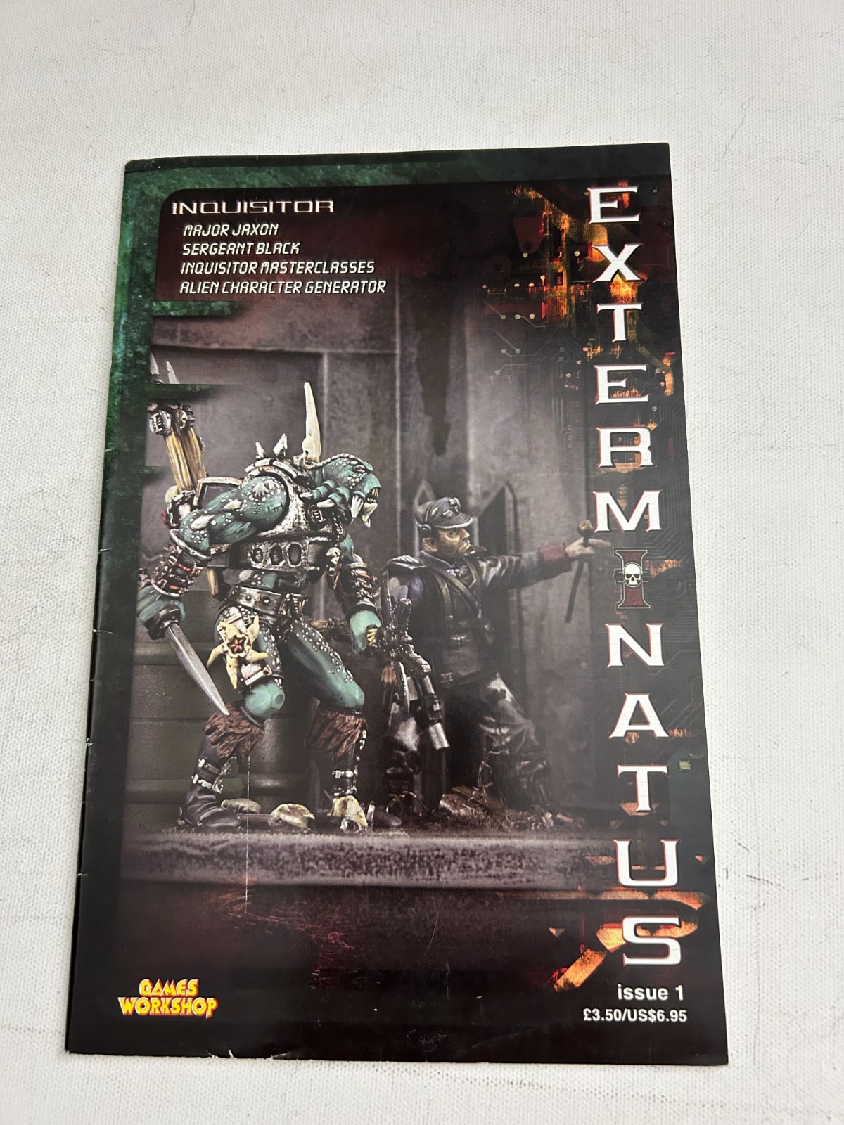 Warhammer 40k Inquisitor Exterminatus Magazine Issue 1 VG Condition SC OOP