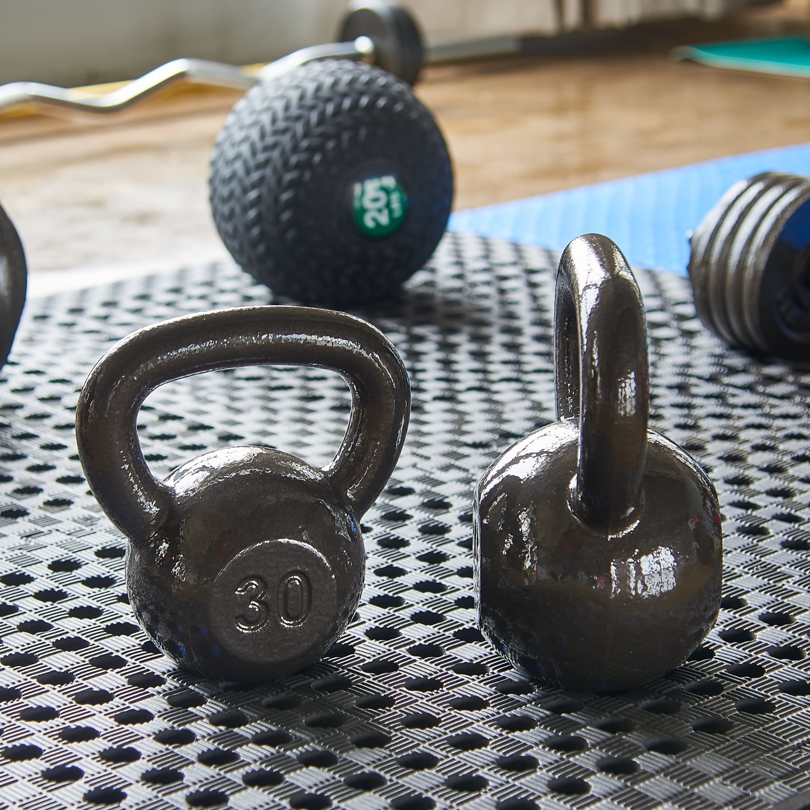 50 Lb Full Body Exercise Strength Training Kettlebell Weight, Single
