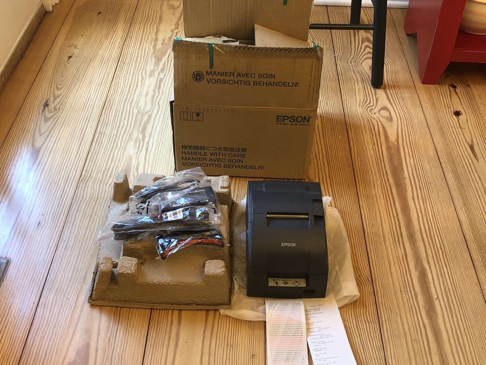 Epson TM-U220B M188B Pos Kitchen Receipt Printer Ethernet - Excellent Condition