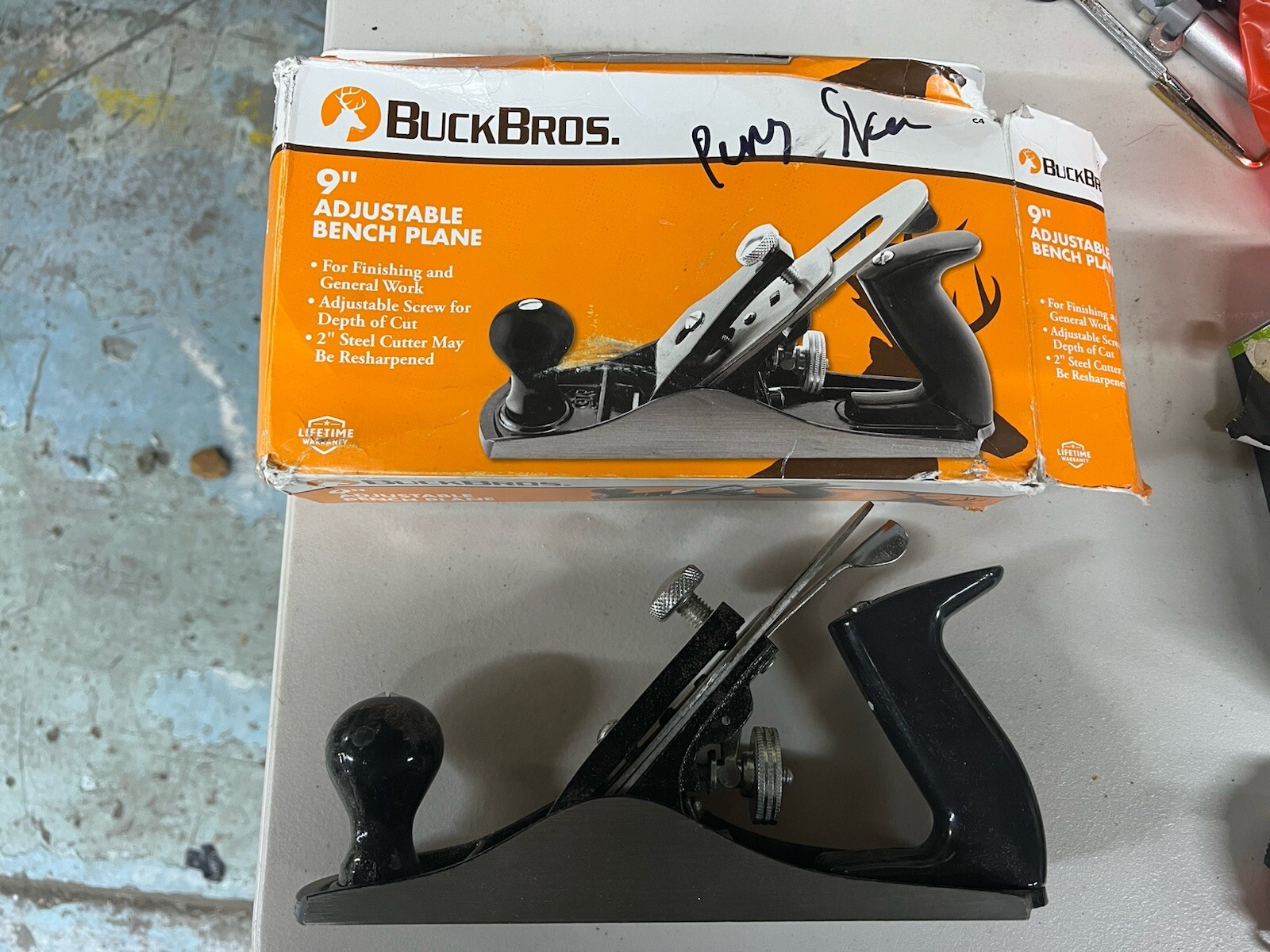 Buck Bros. 9 in. Bench Plane with 2 in. Cutter Buckbros