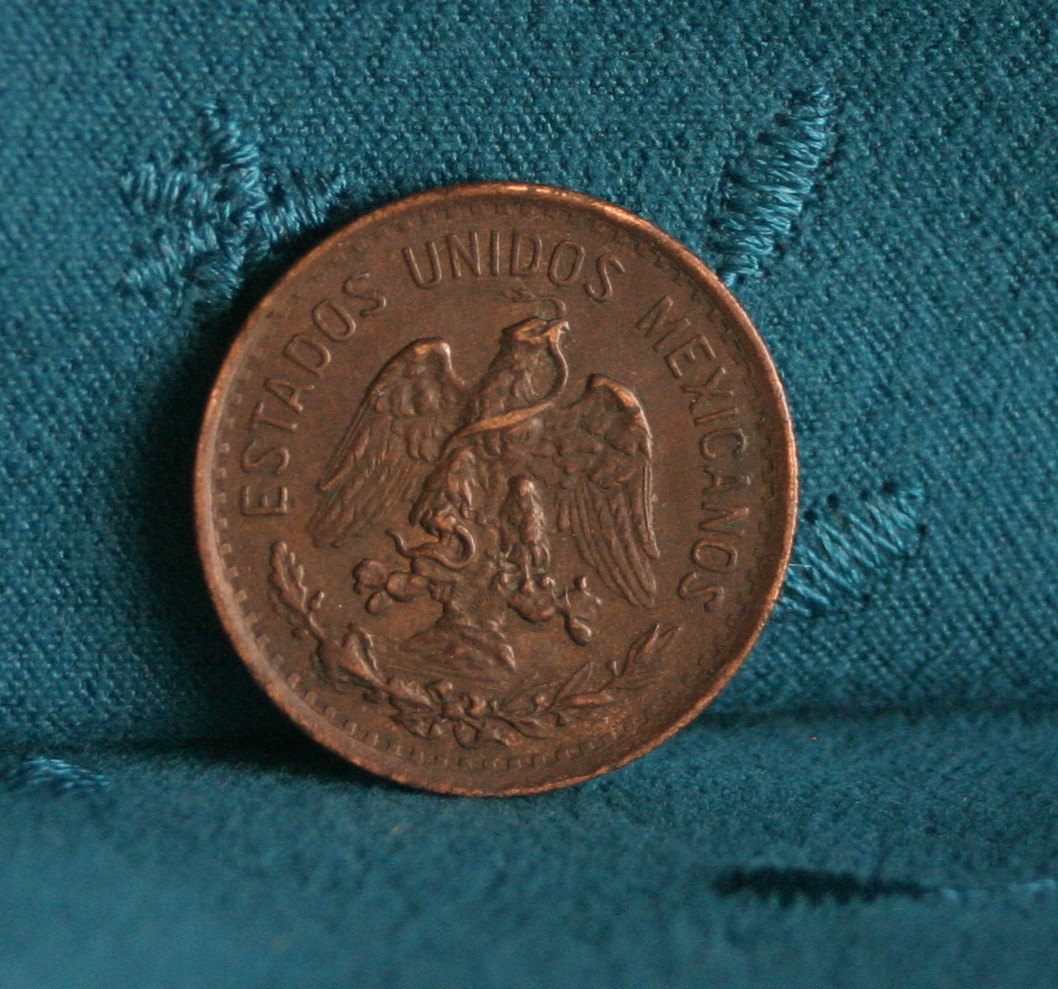Mexico 1906 Mo  2 Centavos Bronze World Coin Eagle Nice