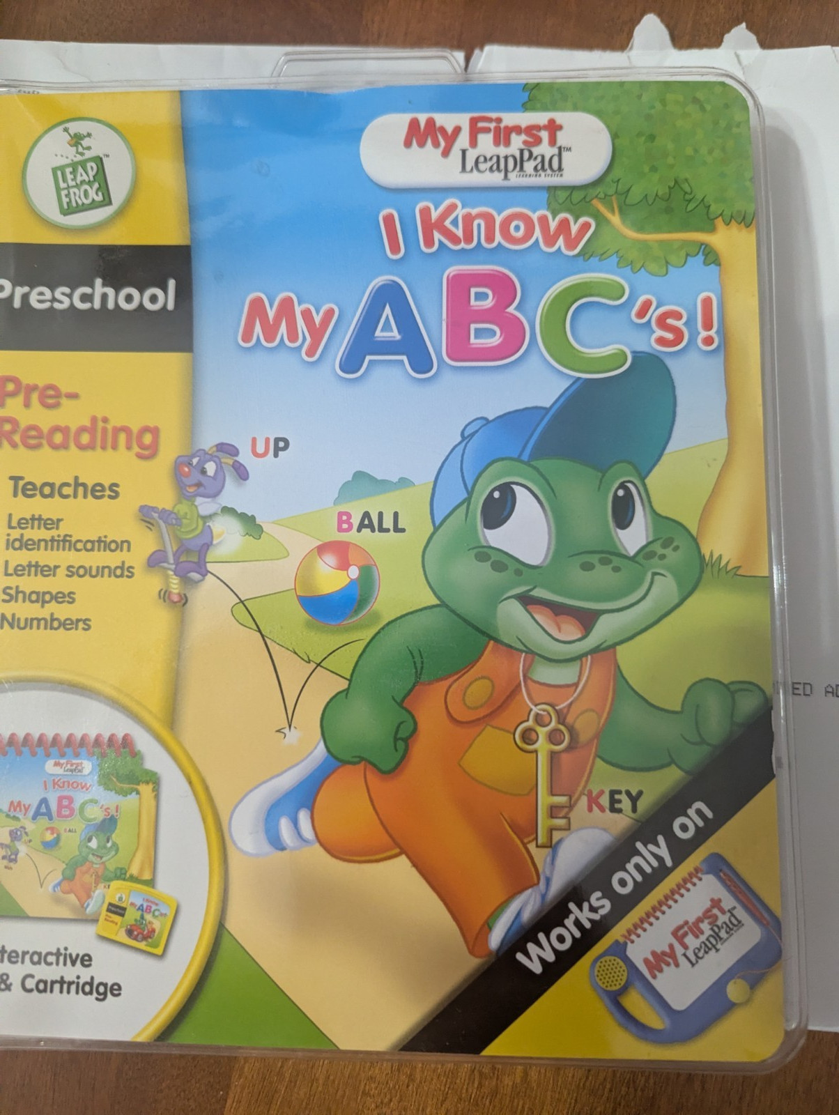 Leap Frog Cartridge new unopened  Book My First LeapPad: I Know My ABCs