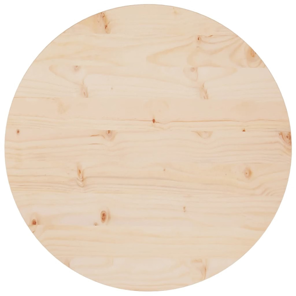 Table Top Brown Solid Pine Wood Medium Durable Table Tops