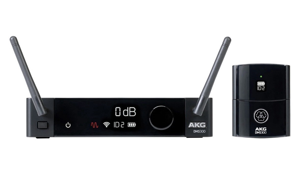 AKG DMS300 8-Channel Digital Bodypack Wireless Instrument System 2.4GHZ, 48kHz