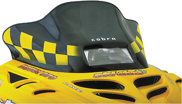 POWERMADD 1998-1999 Formula Z 670 Ski-Doo COBRA W/S LOW BLACK/YEL 12.75" S-D S-2