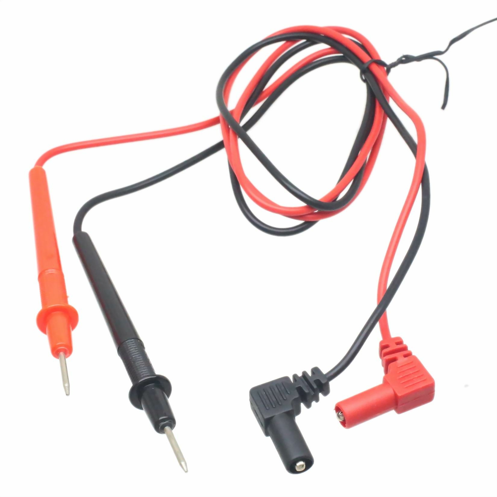 Cable Multimeter banana plug right angle to test pen probe wire 5A 3FT