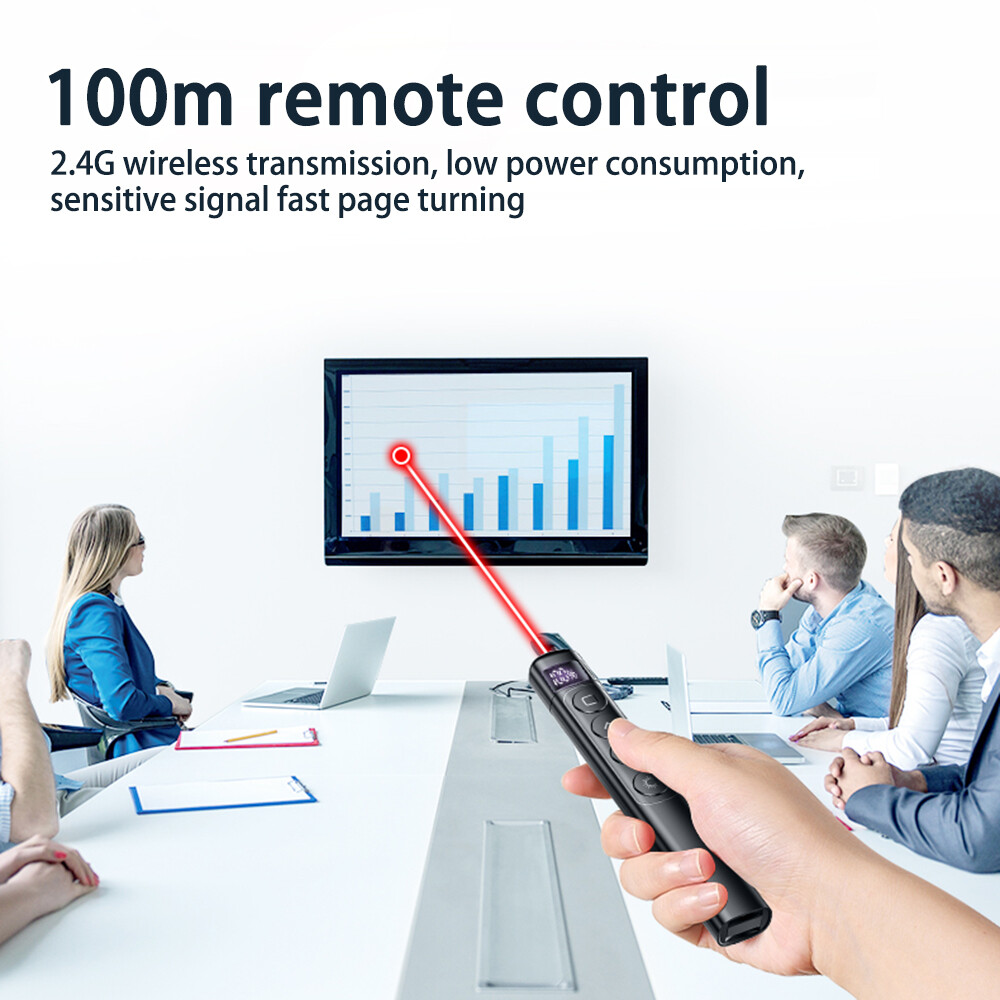Power point Presentation Remote Wireless USB PPT Presenter Laser Pointer Clicker