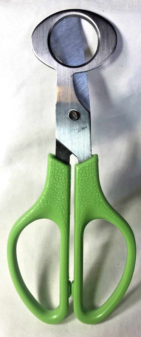 Quail Egg Scissors green  Stainless Steel