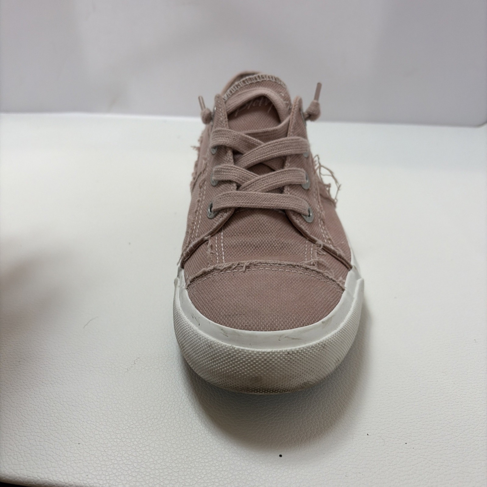 Blowfish Maxie Women's Shoes Size 9 Dirty Pink Smoked Canvas W/Box
