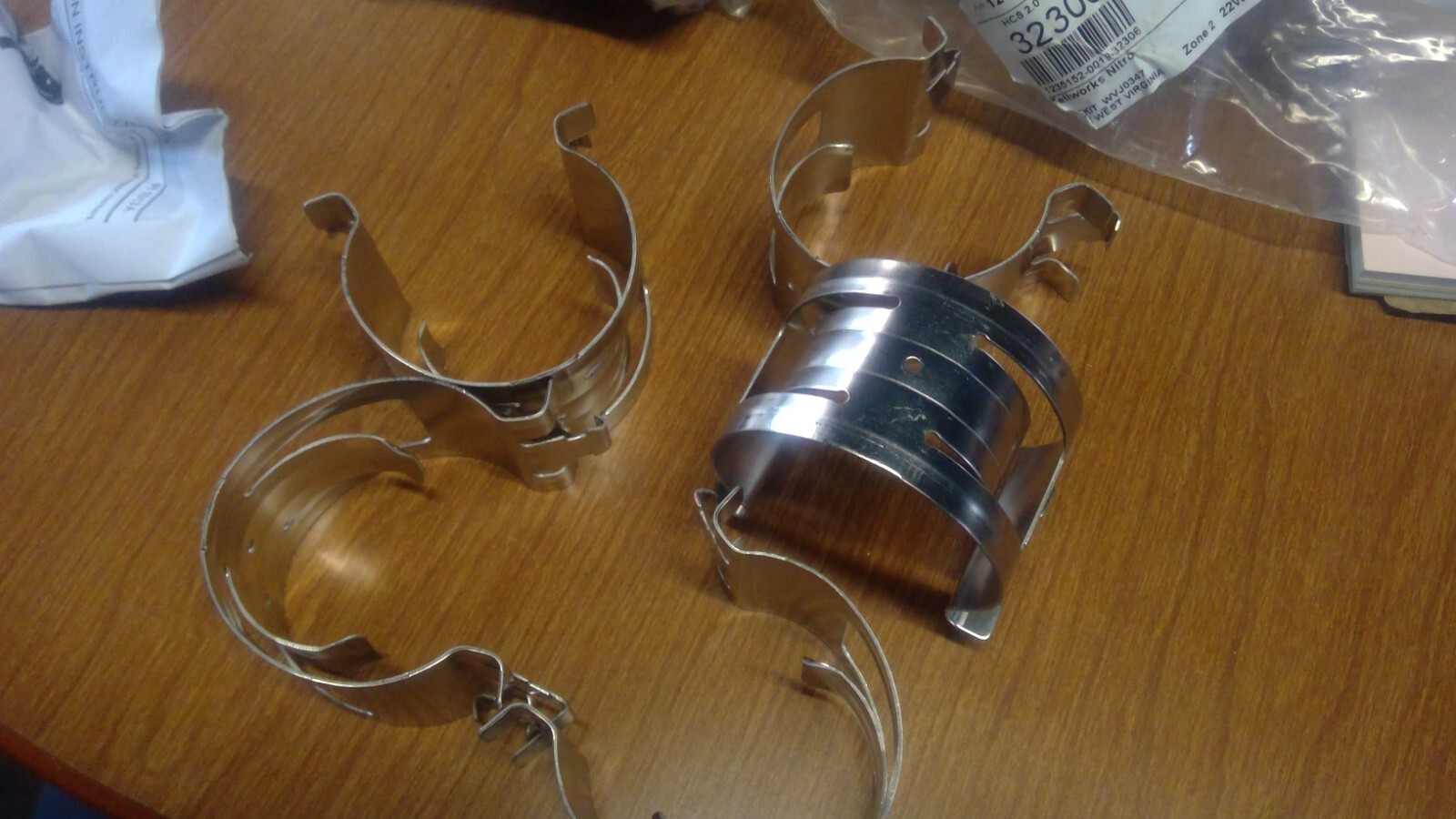 2 PKS of 10 65-ACSH158 1 5/8" Coax Snap in Hanger (2 Packs of 10 )