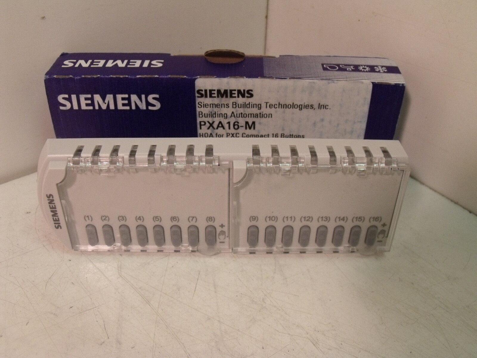 NIB Siemens PXA16-M HOA for PXC Compact 16 Buttons