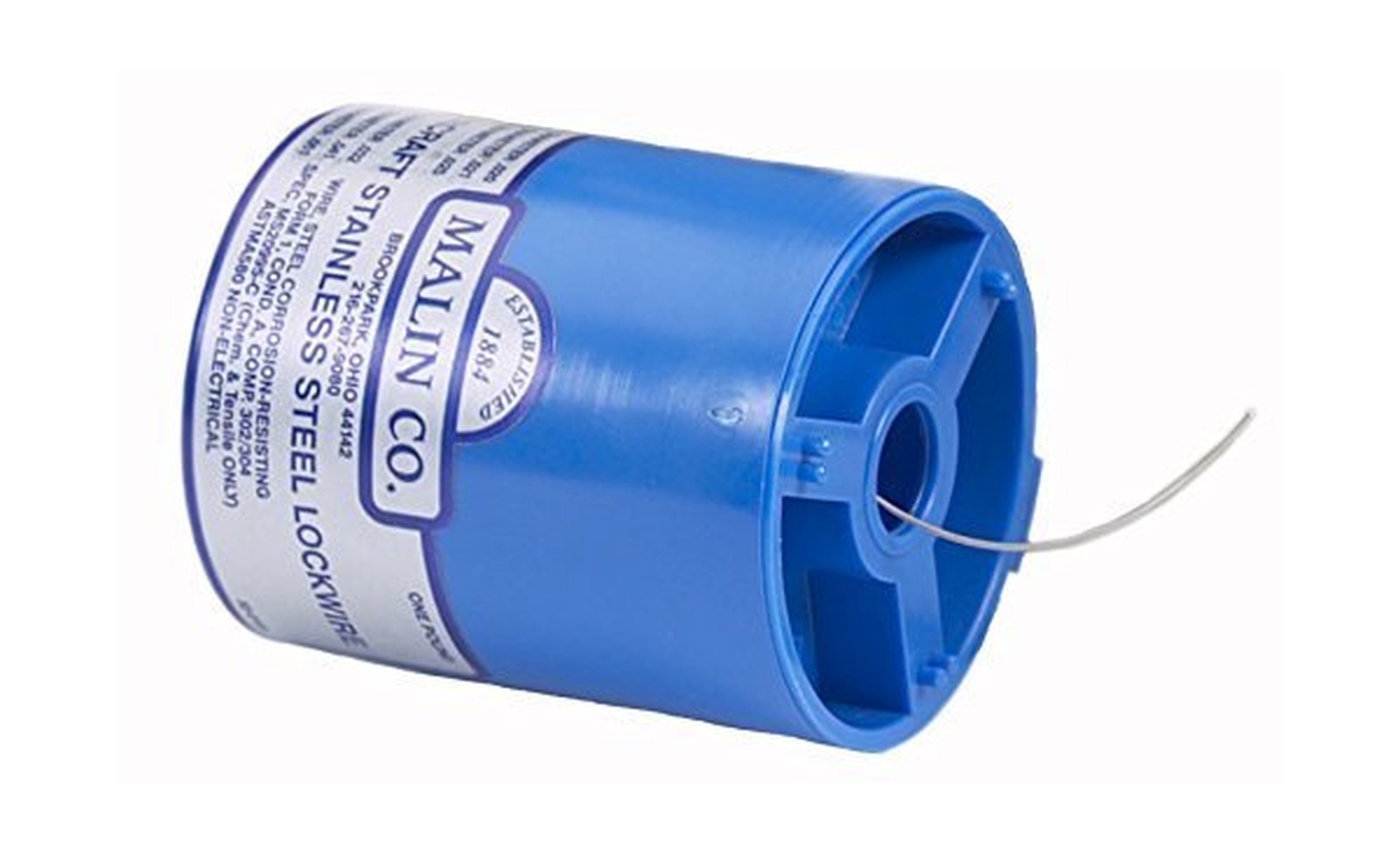 Malin - MS20995C Stainless Steel Safety Wire / Lockwire, Canister, .041 Dia,,...