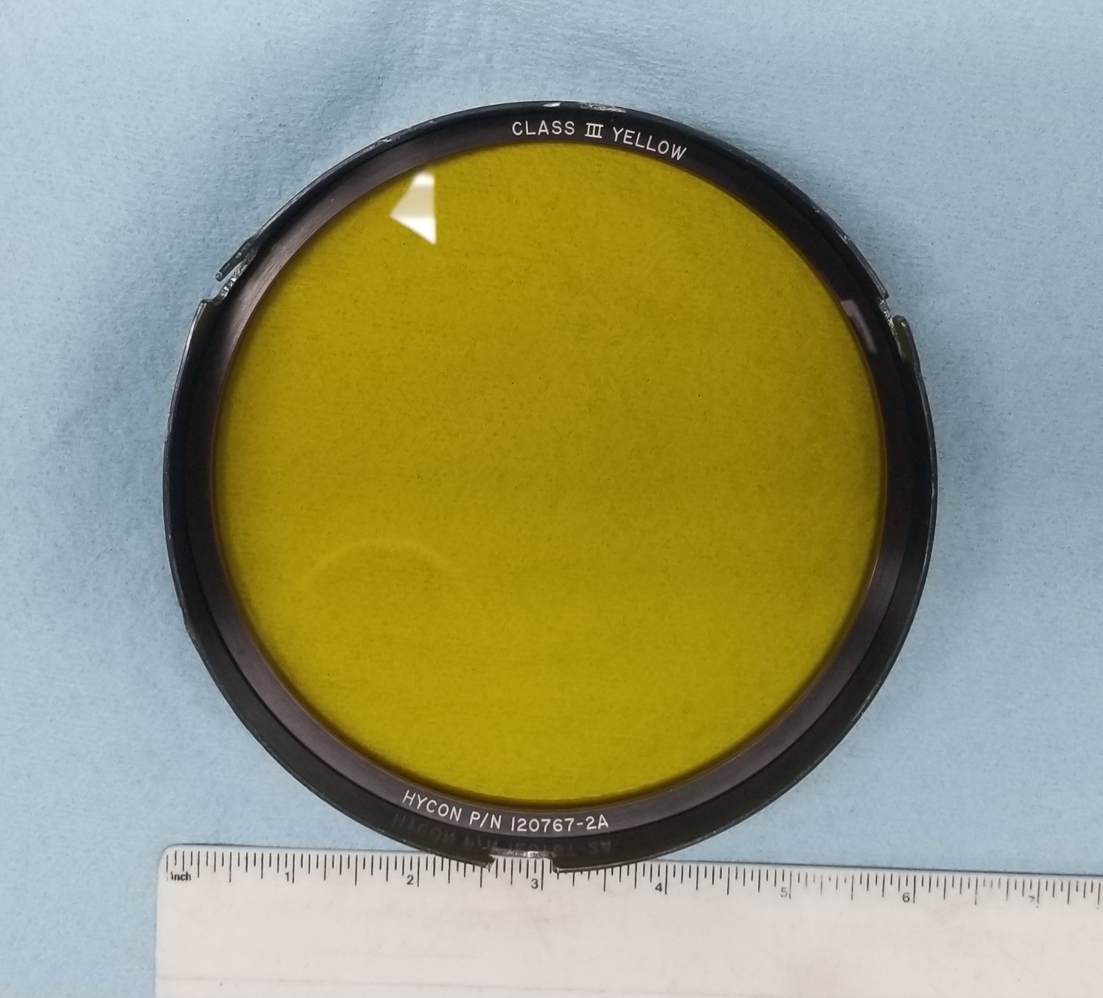 HYCON PART NO. 120767-2A CLASS III Yellow FILTER FSN #8