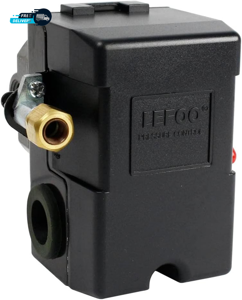 Pressure Switch Control 90 125Psi 4 Port Heavy Duty 26 Amp for Air