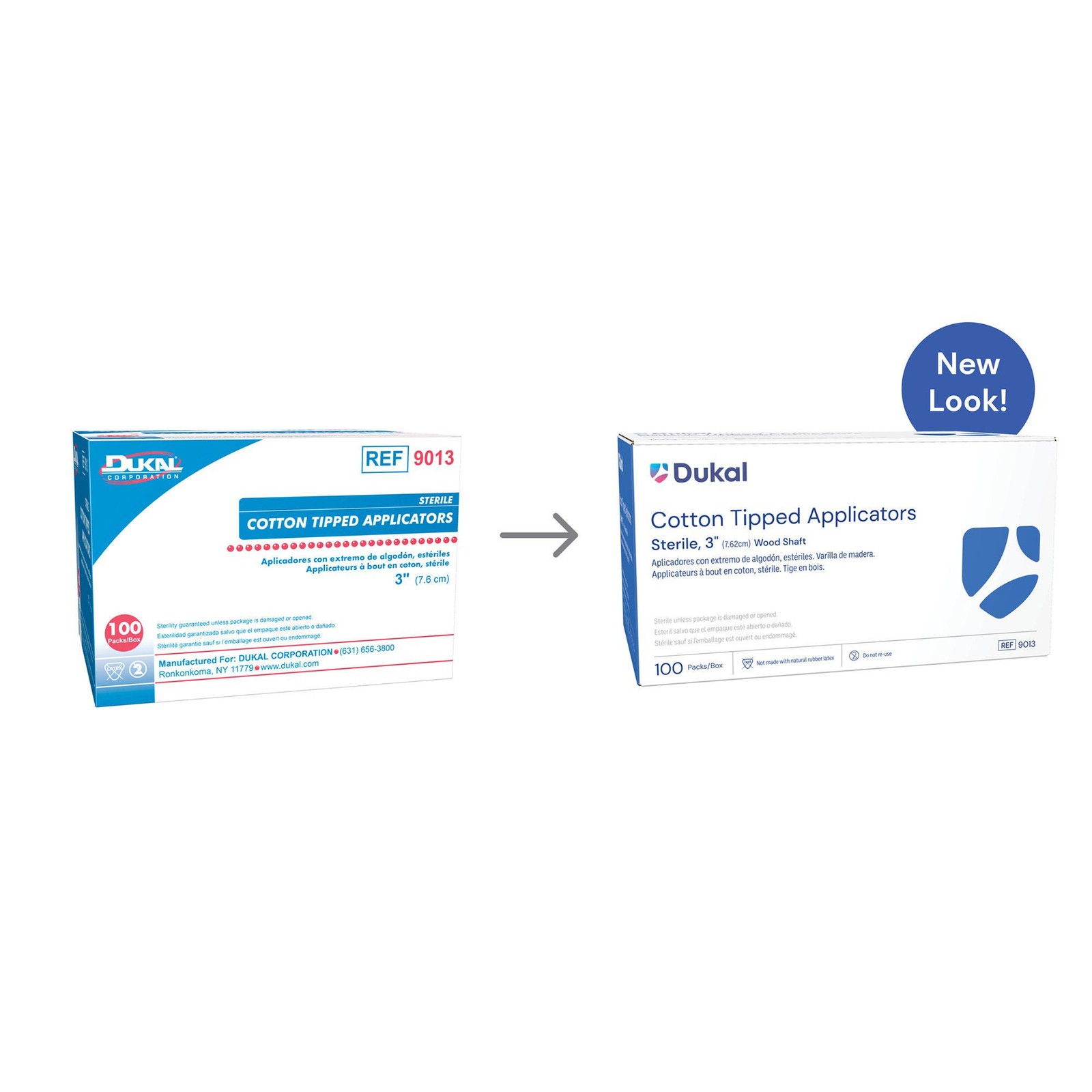 Dukal Swabstick Sterile 3 Inch Length 9013 100 Box(s)