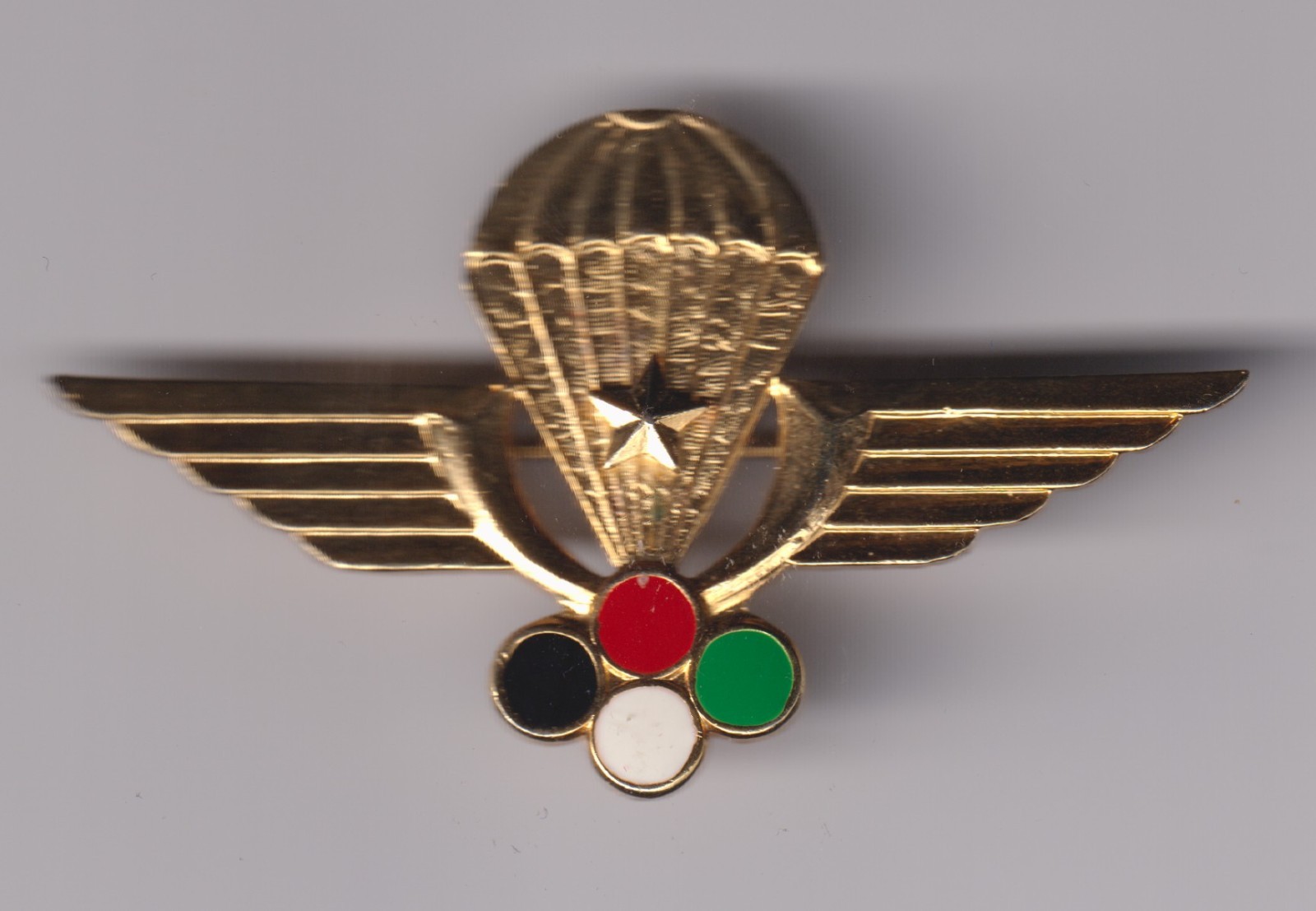 Dubai Free Fall Parachute Wings airborne badge brevet metal