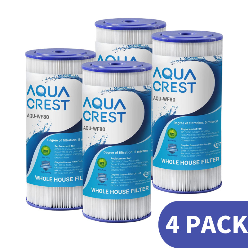 AQUA CREST FXHSC Whole House Water Filter Replacement for GE® FXHSC, GXWH40L