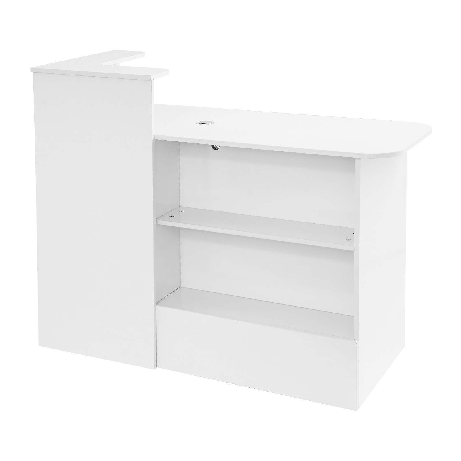 Modern Reception Desk,Reception Counter,Modern Reception Desk w/Lockable Drawer