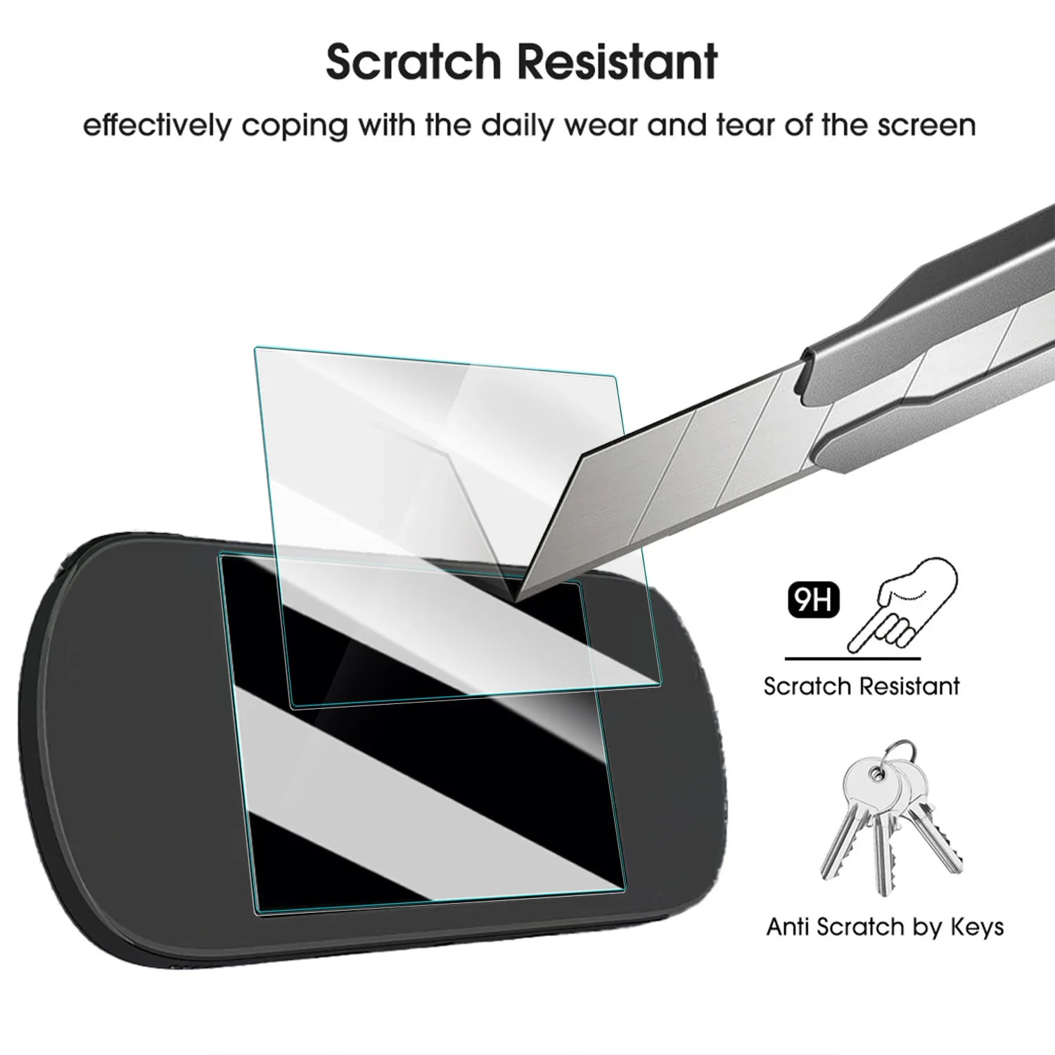 2PCS Tempered Glass Film Cover Screen Protector For Anbernic RG40XX H 40xxh