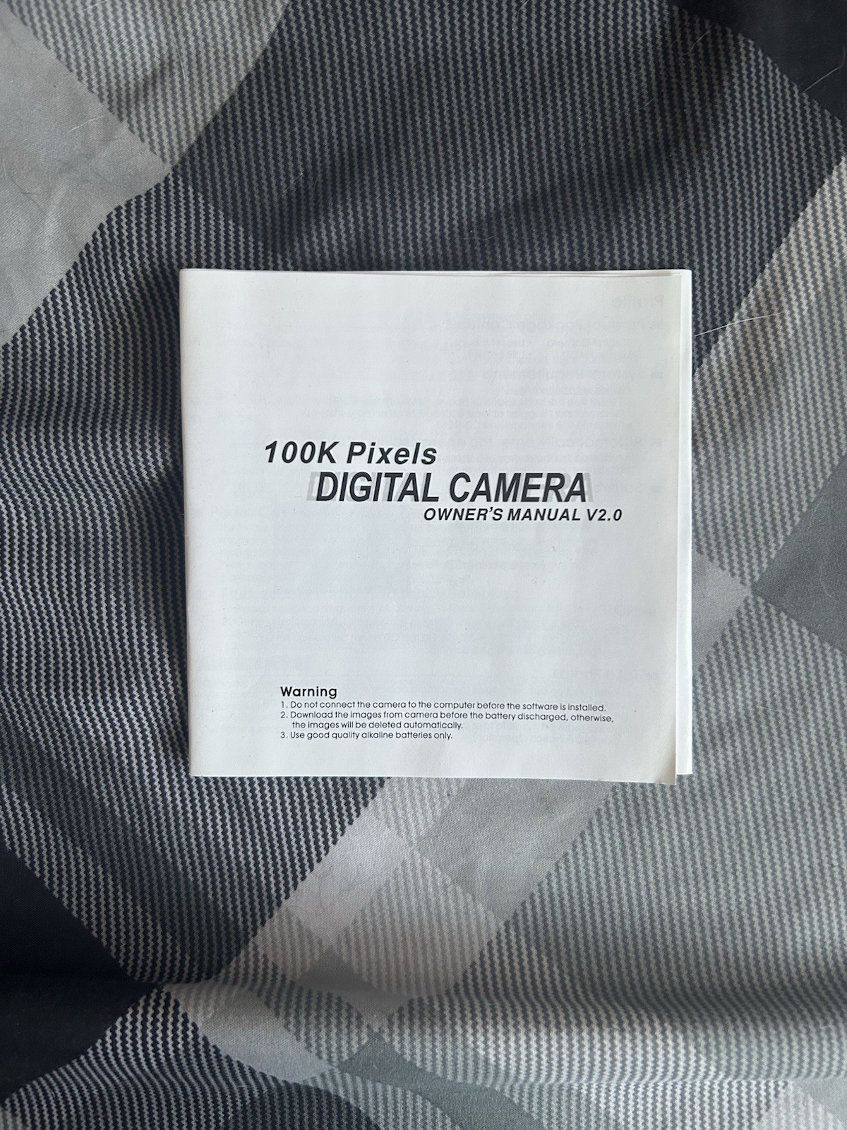 Computer Partner Premium 100K Pixels Digital Camera Webcam 16MB Memory A501