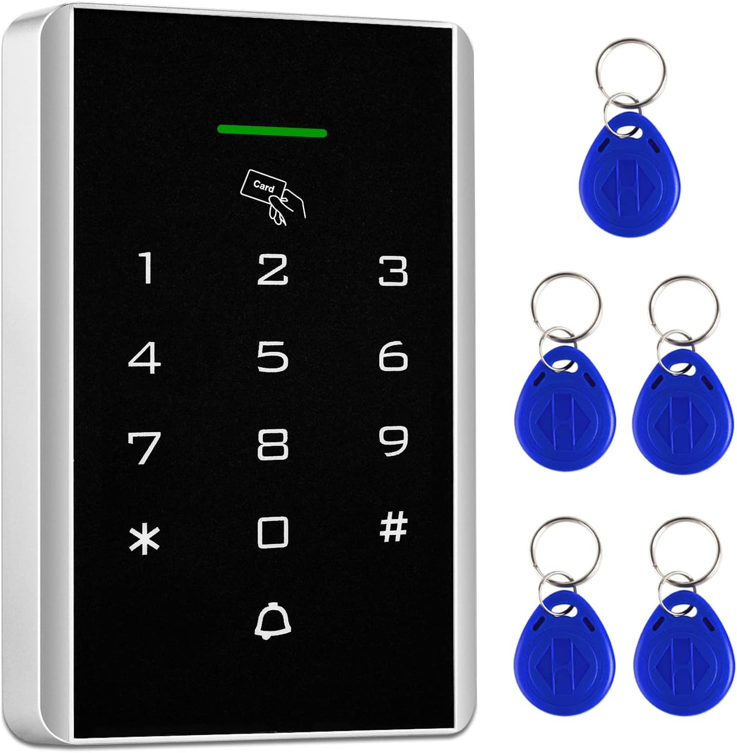 Door Access Control Keypad, 125Khz Proximity ID Card Access Control System, Supp