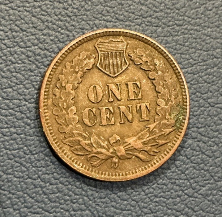 1902 Indian Head Cent - Vintage Cent - Dark Patina
