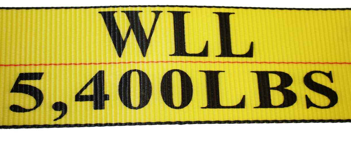 (10 Pack) 4 in. x 40 ft. Winch Strap with Chain Anchor