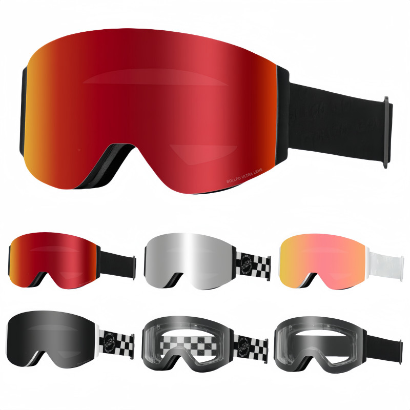 Winter Ski Goggles Adult Men Women UV400 Protection with Anti-Fog Dual Lens Snow