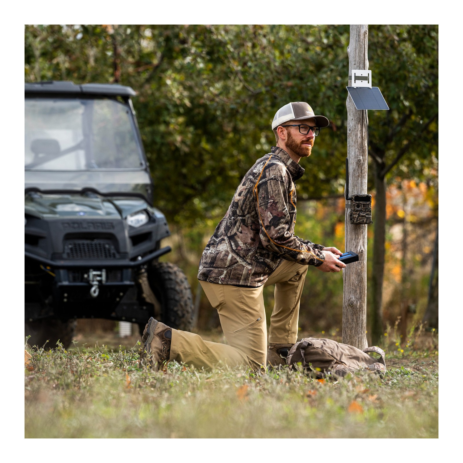 Yellowstone Y2 Camera Bundle with Battery, Solar Panel, and Accessories (4-Pack)