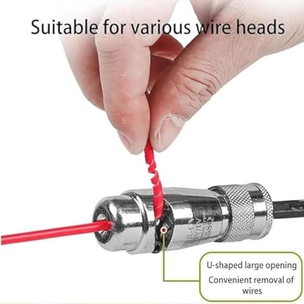 Wire Twister Tool for Drill,Wire Stripping Twisting Tool, Electric Wire7300