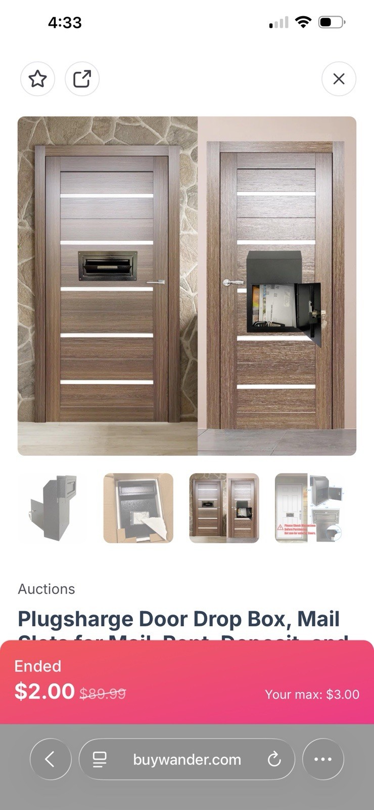 Mail Box For Front Door