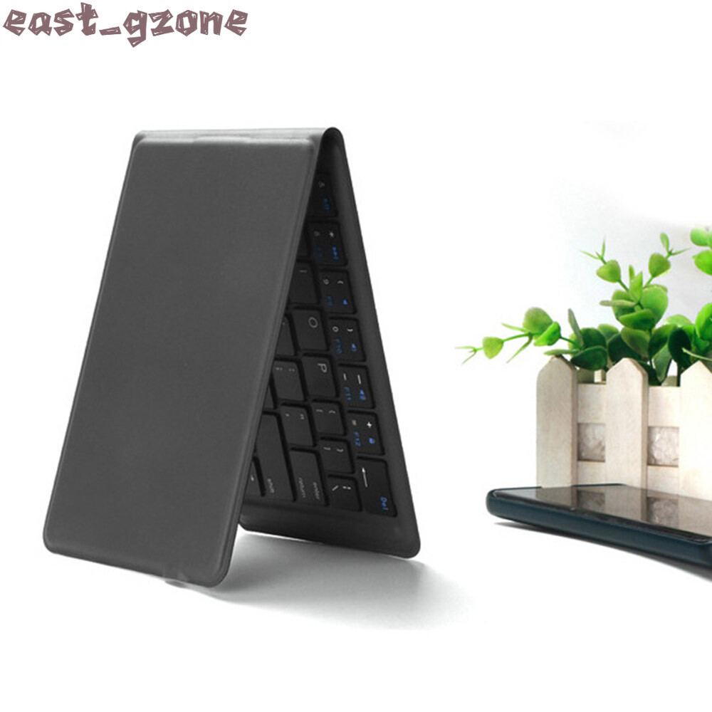 Bluetooth Wireless mute Foldable Portable Keyboard for Windows IOS Tablet iPad