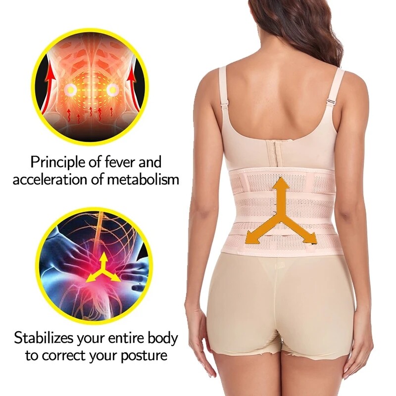 Abdominal Binder Postpartum Recovery Post Surgery C-Section Compression Belt 2XL
