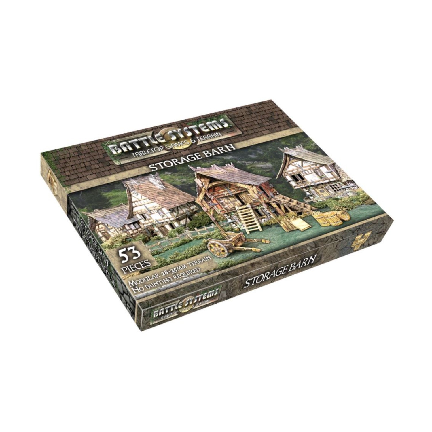 Battle Systems Terrain 28mm Storage Barn SW (New)