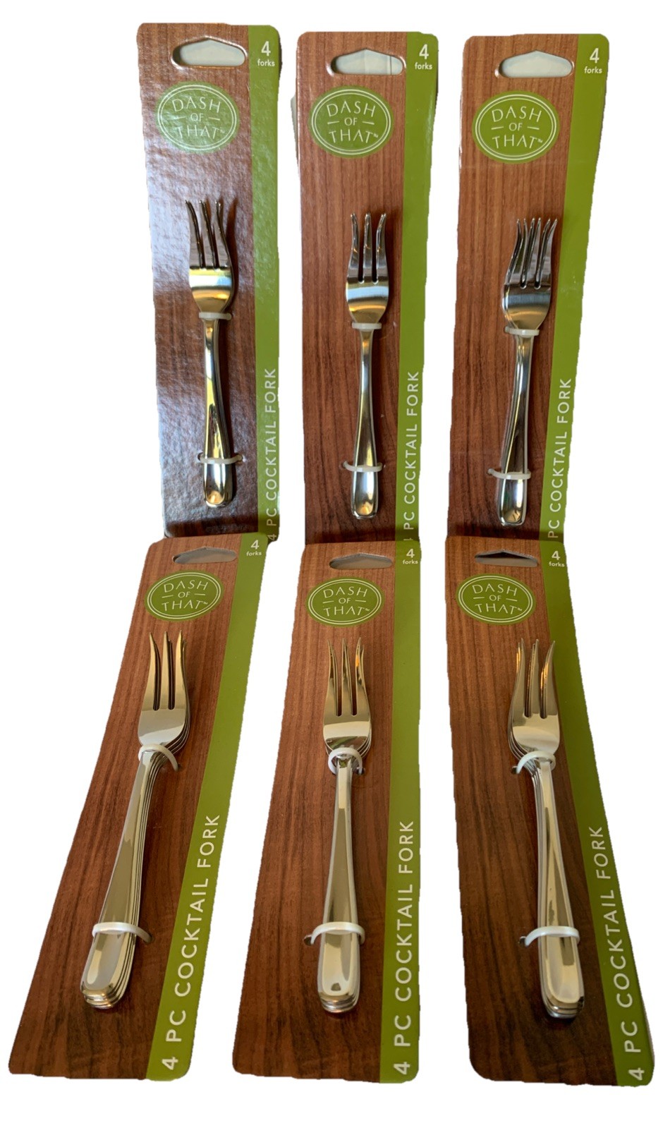 Cocktail Forks Dash Of That Stainless Steel (24 PCS) 6 Sets Of 4. Wedding Party