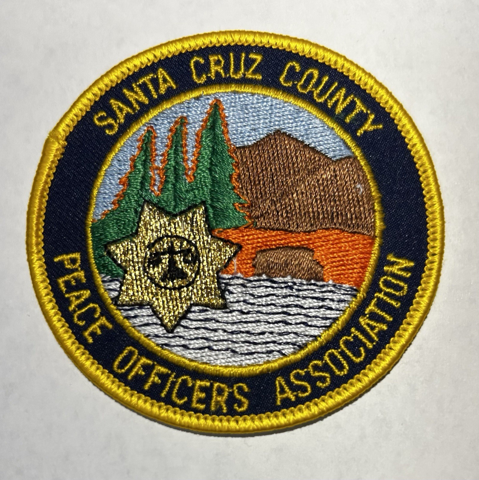 CALIFORNIA CA SANTA CRUZ COUNTY PEACE OFFICERS ASSOCIATION POLICE PATCH #PDD31