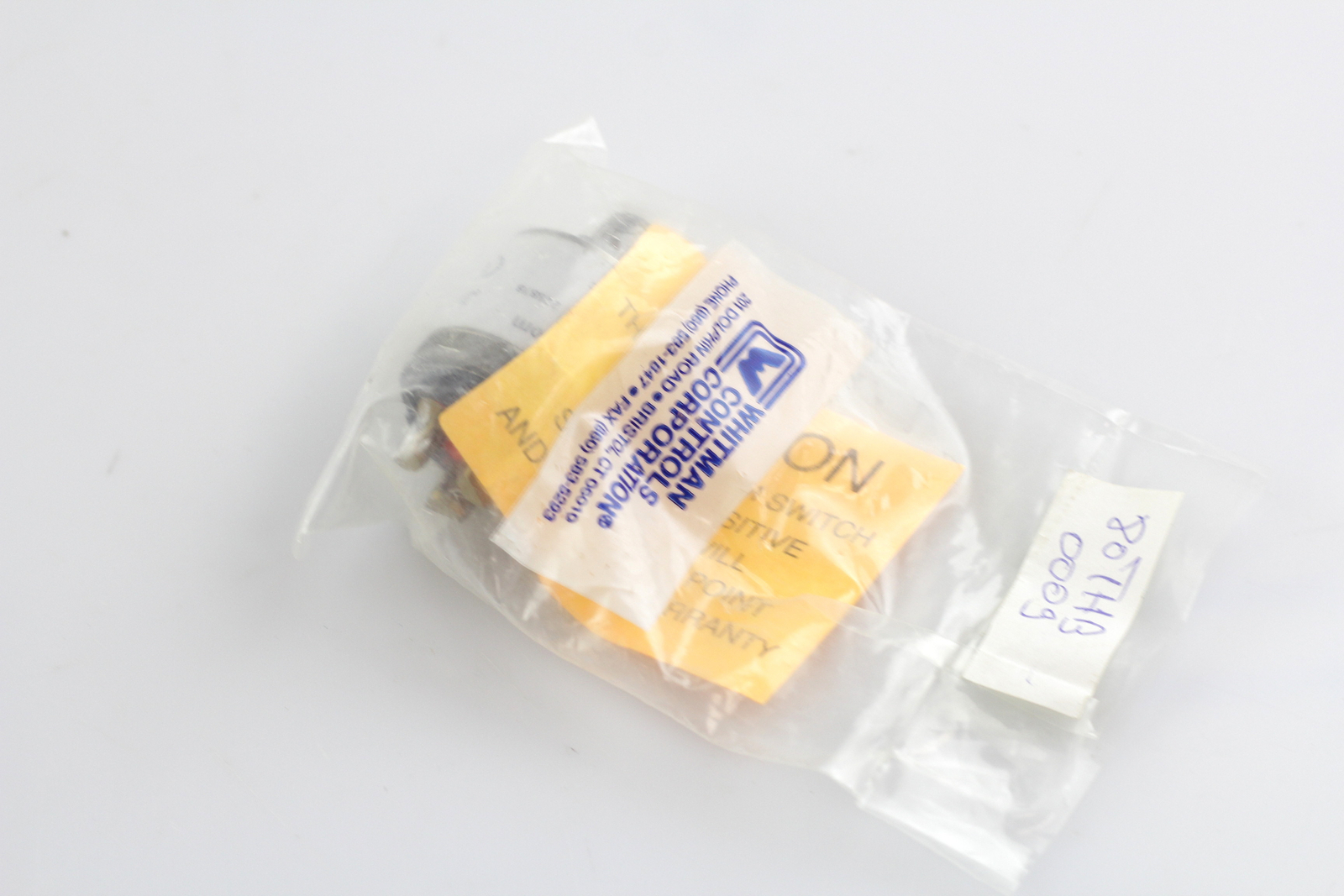 Whitman Controls W117V-3H-F52TS High Purity Vacuum Switch