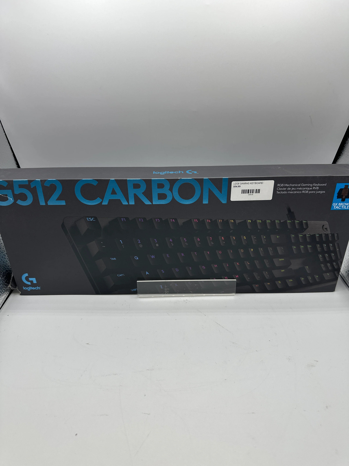 New Open Box Logitech G512 LIGHTSYNC RGB Mechanical Gaming Keyboard