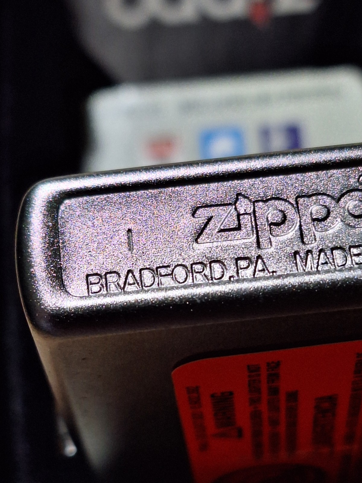 Zippo Lighter 206 regular satin chrome