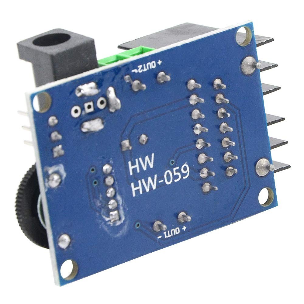 2Pcs Dual-Channel Audio Power Amplifier Board Module Power Input Mode 4-8 Ohm...