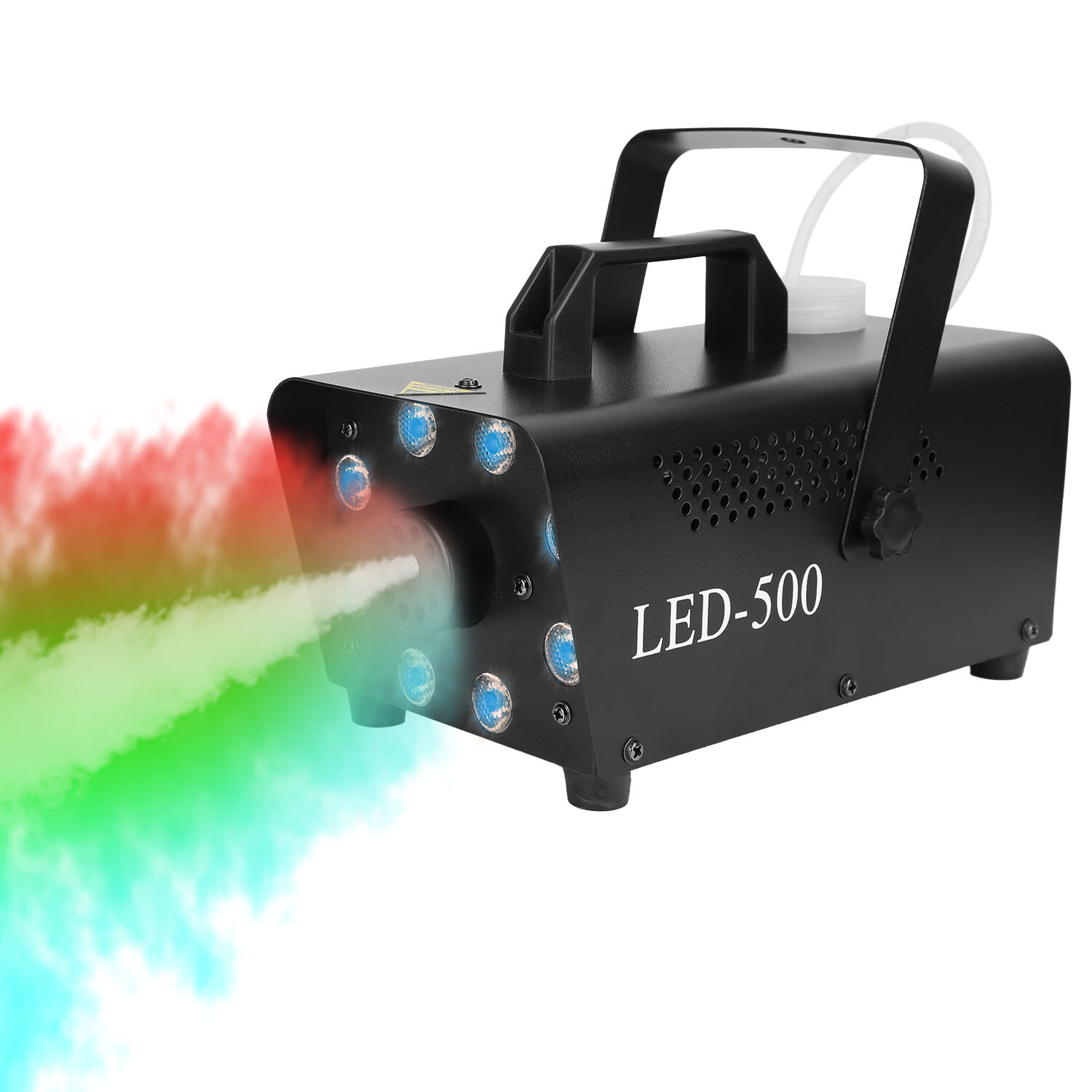 500W Fog Machine 2000CFM Colorful Smoke Machine Party Christmas Smoke Machine