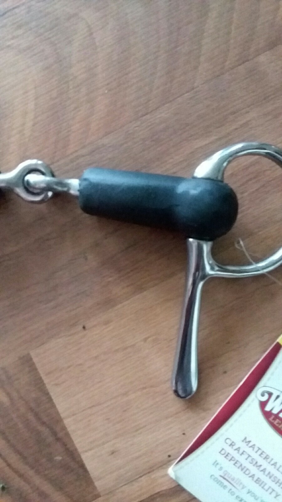 Rubber Mouth 5" Half Cheek Driving Bit, weaver