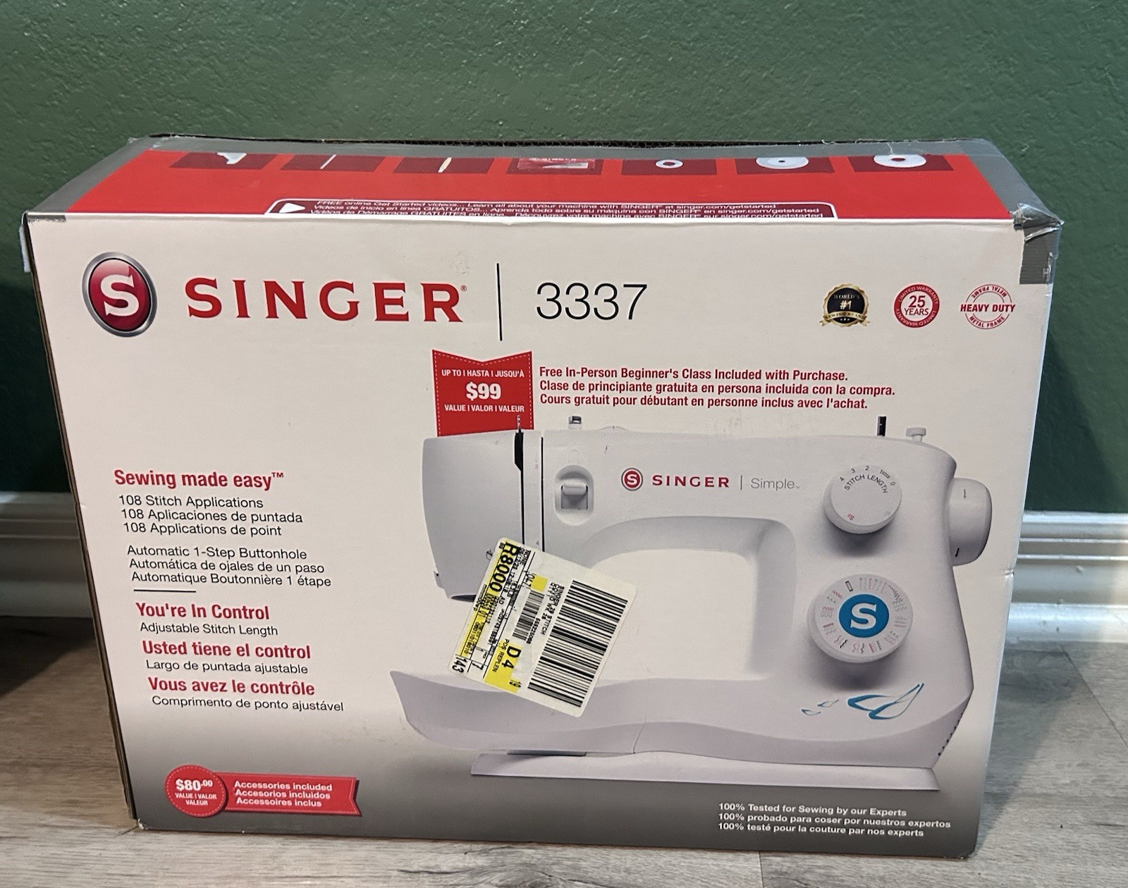 SINGER 3337 Sewing Machine Simple 29 Stitch