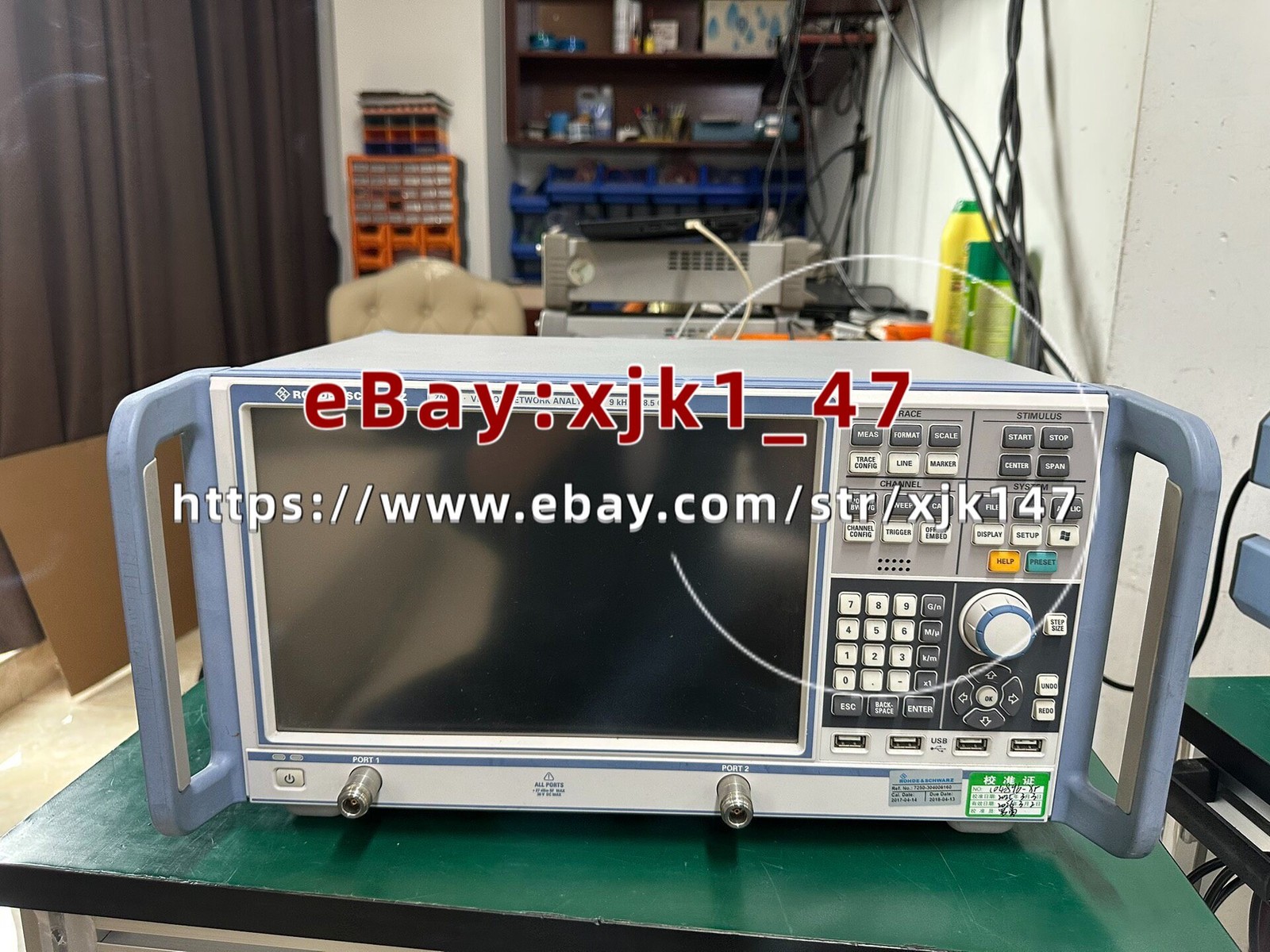 1pcs Rohde & Schwarz ZNB8 Network Analyzer 2-port 8.5G/xjk