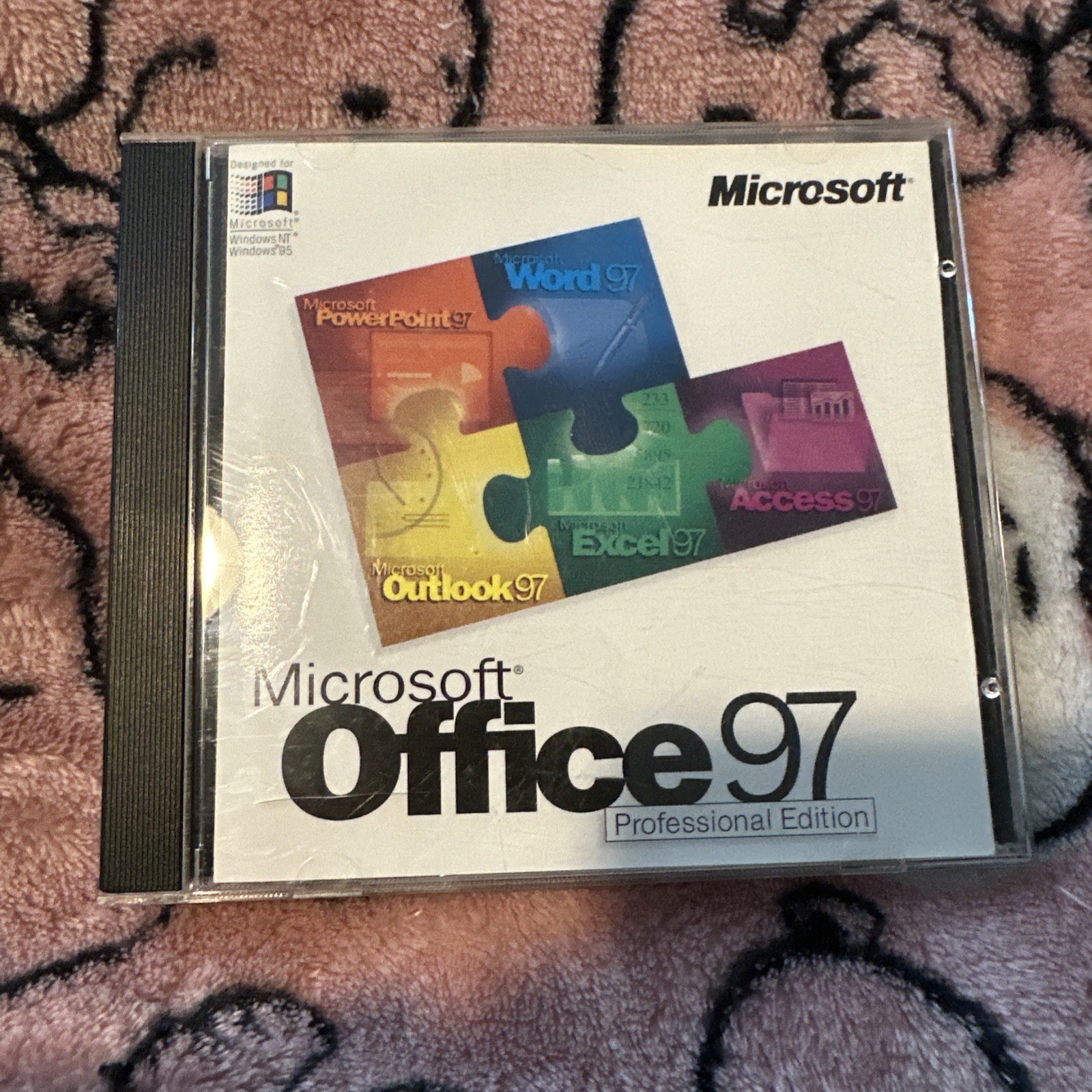 Microsoft Office 97 Software Professional Edition Windows NT 95 With Key code