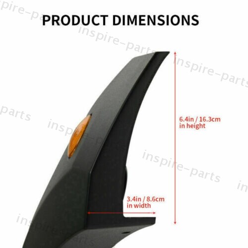 4 PCS Raptor Sport Style Fender Flares Fits For 15-17 Ford F150 Styleside