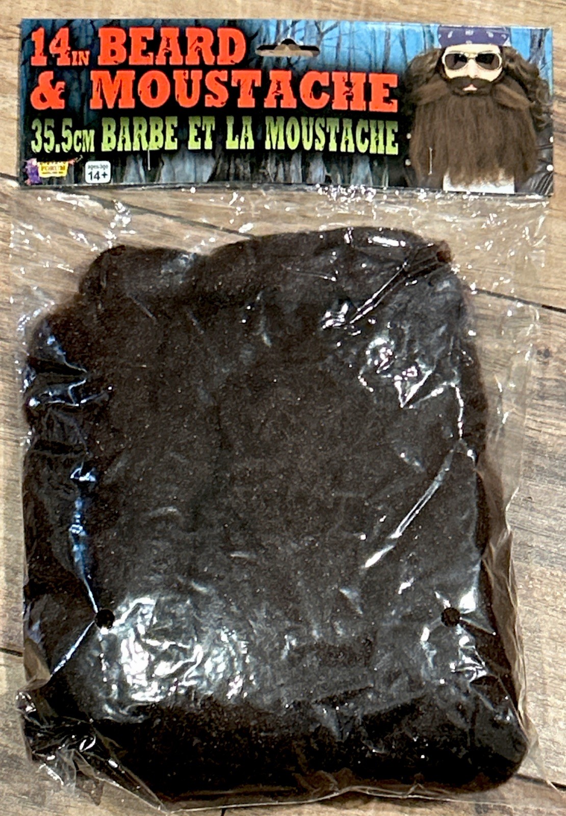 Forum Novelties Beard And Mustache Brown Halloween Prop Face Cover New VINTAGE