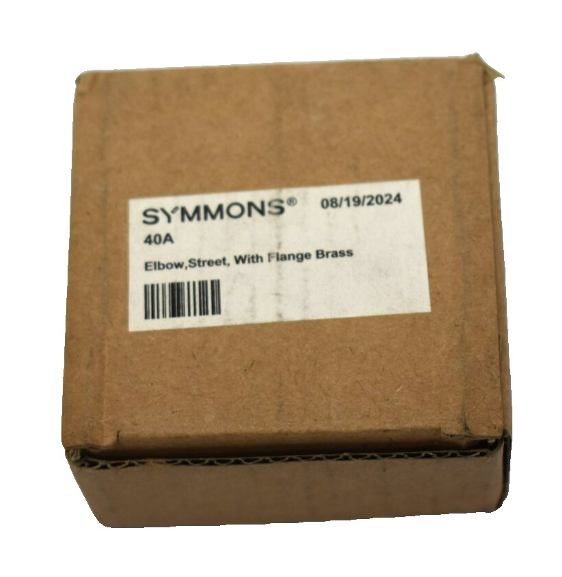 Symmons 40A Genuine Shower Street Elbow with Flange 1/2" 40A Chrome Durable
